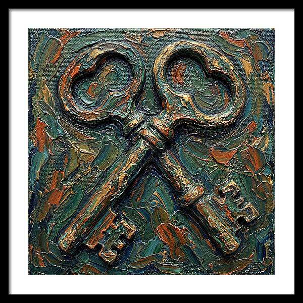 Old Keys In Texture