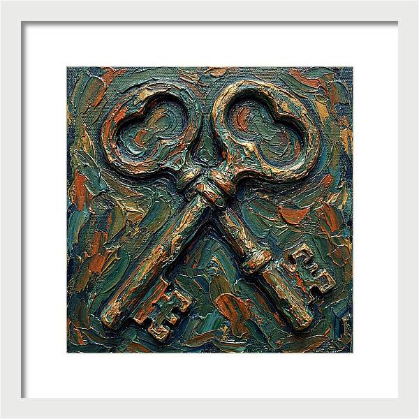 Old Keys In Texture