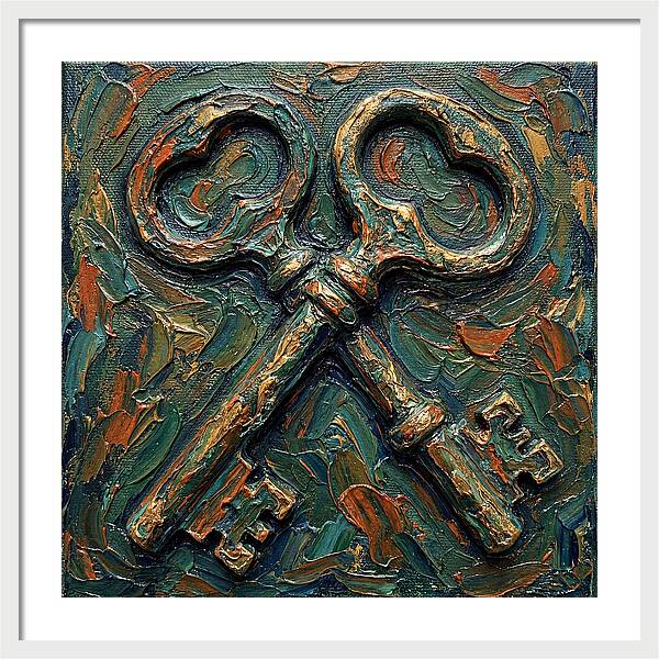 Old Keys In Texture