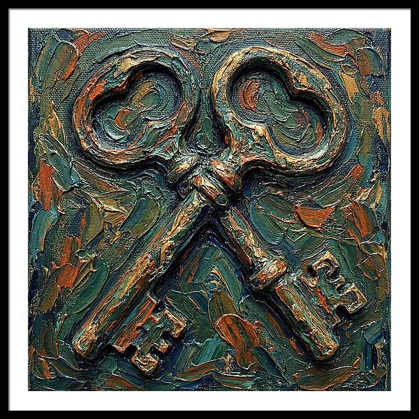 Old Keys In Texture
