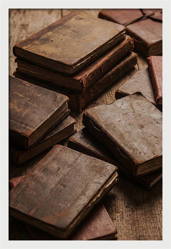 Old Leather Bound Recipe Collection