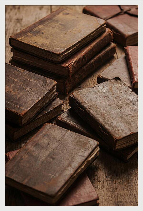 Old Leather Bound Recipe Collection