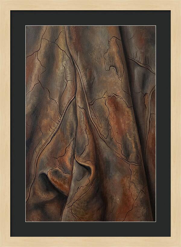 Old Leather Texture With Patina