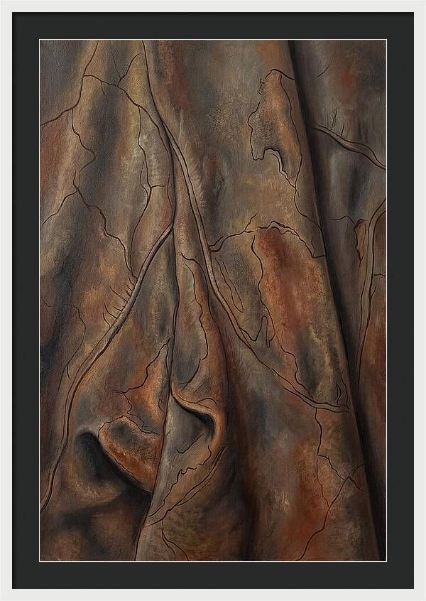 Old Leather Texture With Patina