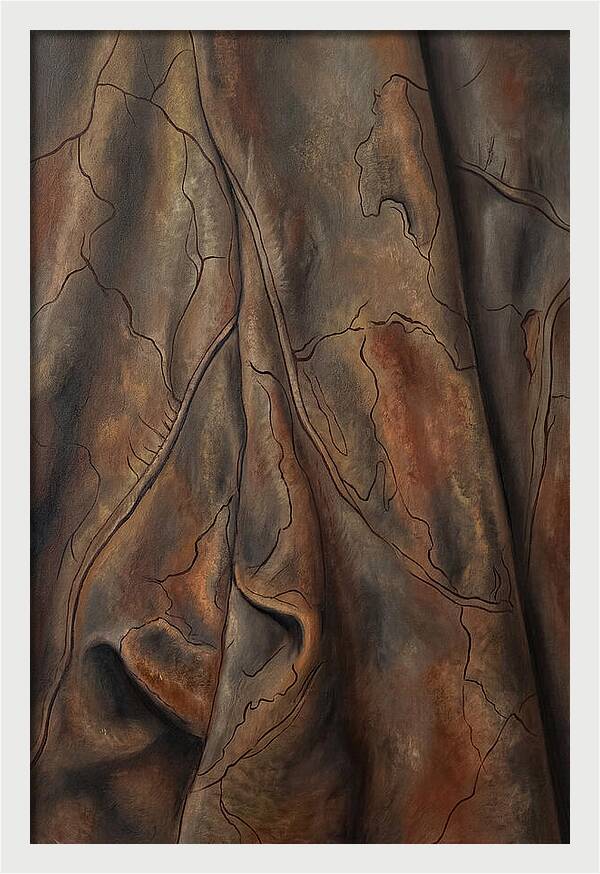 Old Leather Texture With Patina