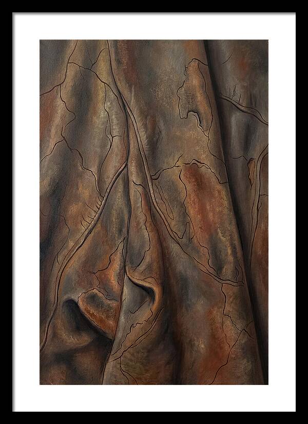 Old Leather Texture With Patina