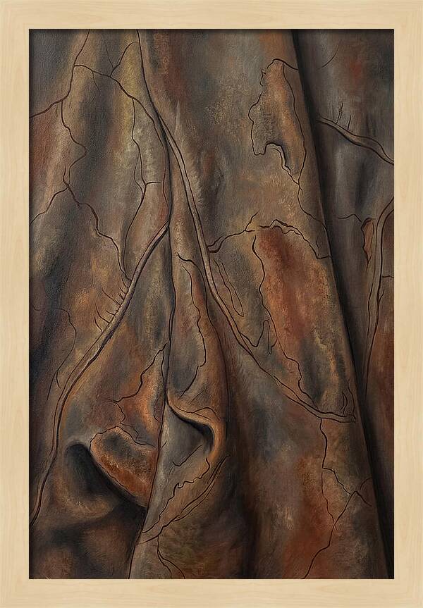 Old Leather Texture With Patina