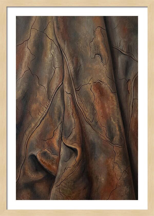Old Leather Texture With Patina