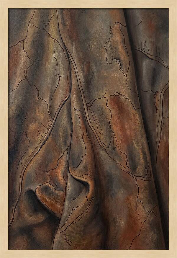 Old Leather Texture With Patina
