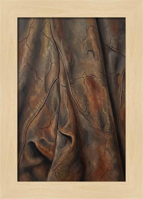 Old Leather Texture With Patina