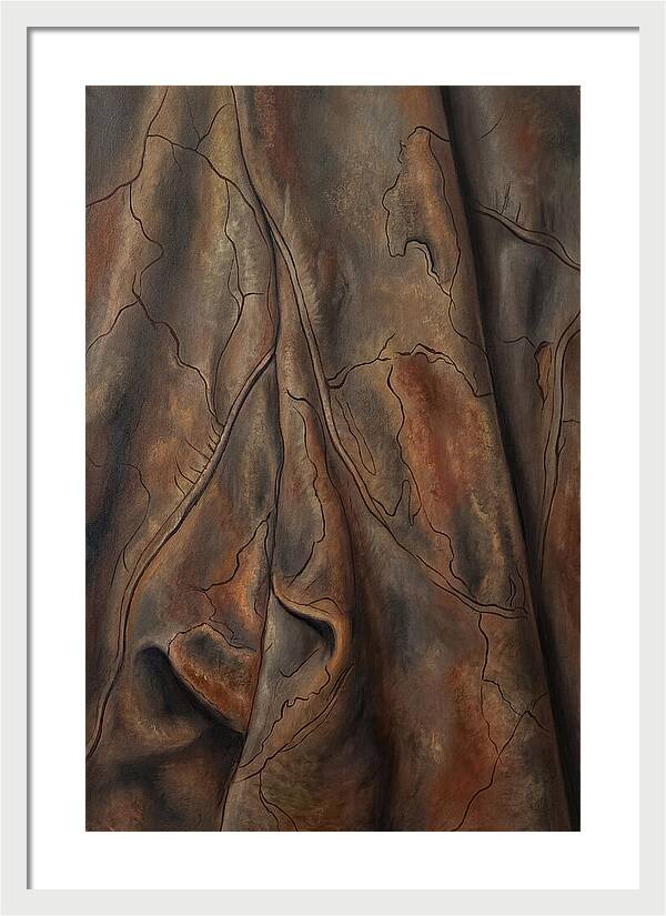 Old Leather Texture With Patina
