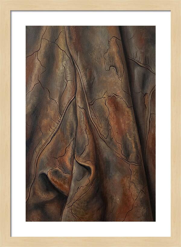 Old Leather Texture With Patina