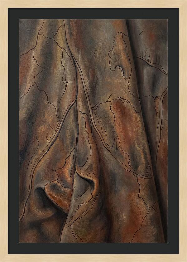 Old Leather Texture With Patina