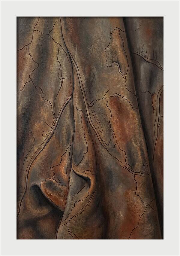 Old Leather Texture With Patina