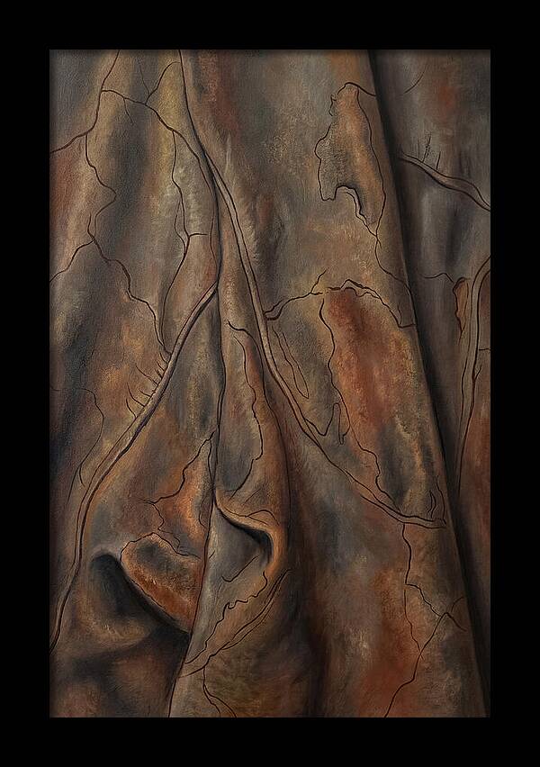 Old Leather Texture With Patina