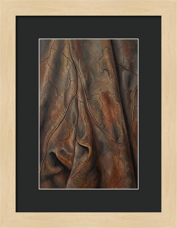 Old Leather Texture With Patina