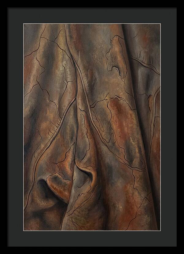Old Leather Texture With Patina