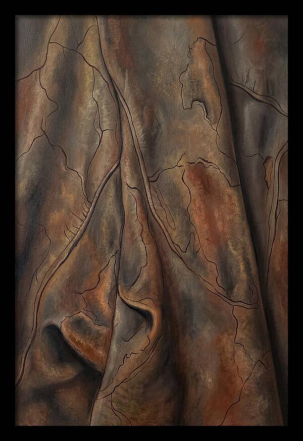 Old Leather Texture With Patina
