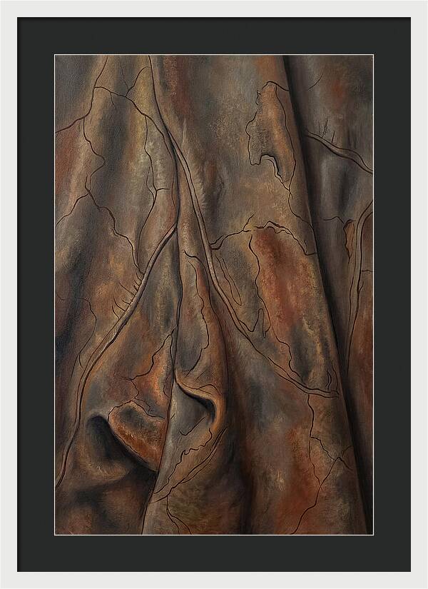 Old Leather Texture With Patina