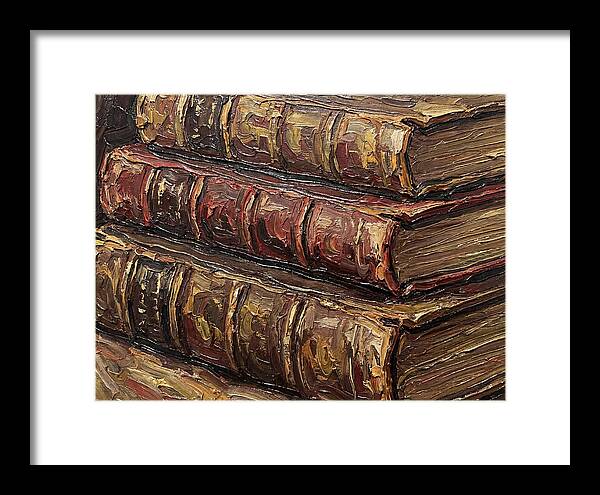 Old Leatherbound Books