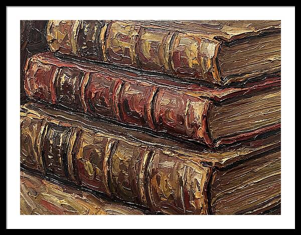 Old Leatherbound Books