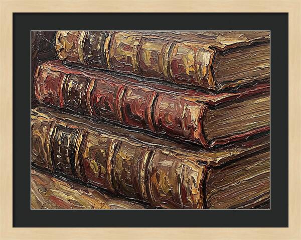 Old Leatherbound Books