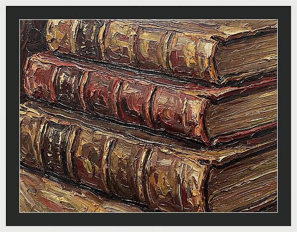 Old Leatherbound Books