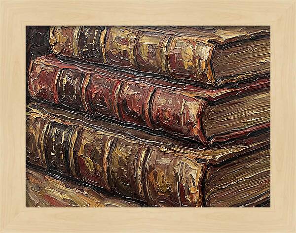 Old Leatherbound Books