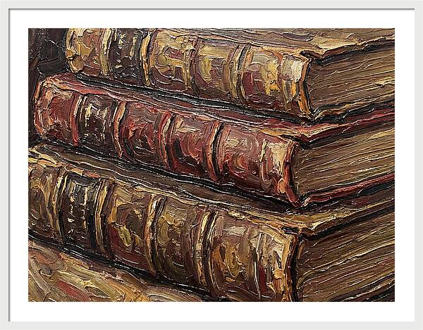 Old Leatherbound Books