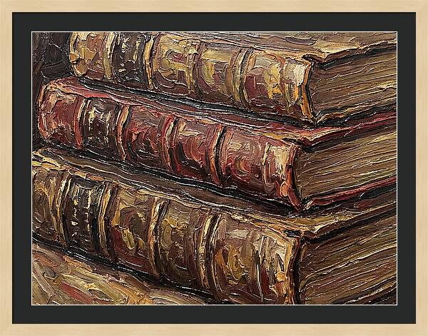 Old Leatherbound Books