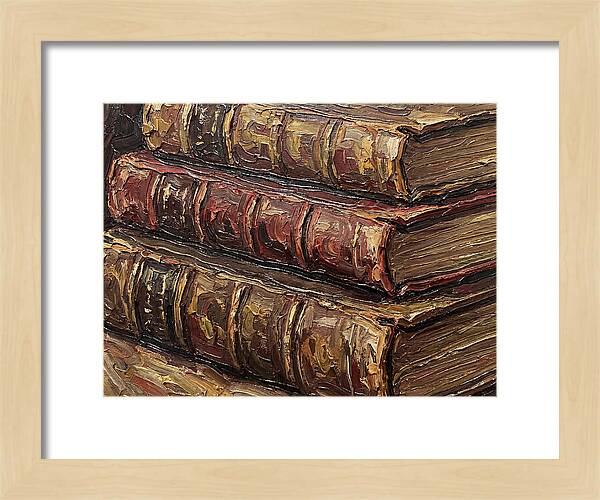 Old Leatherbound Books