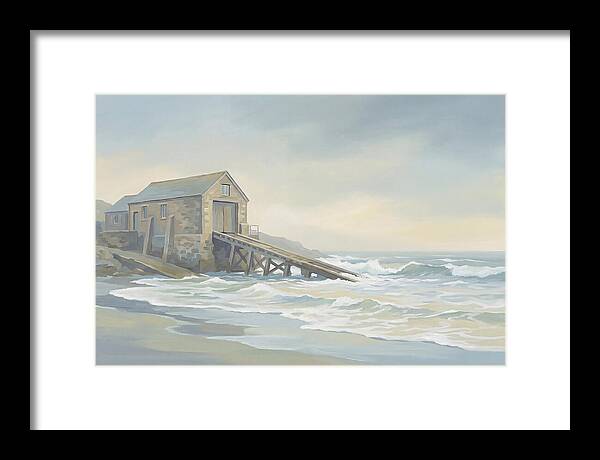 Old Lifeboat Station By The Sea