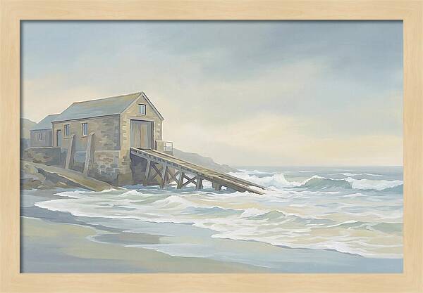 Old Lifeboat Station By The Sea
