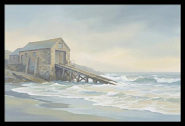 Old Lifeboat Station By The Sea