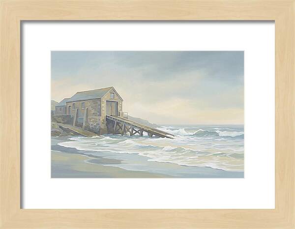 Old Lifeboat Station By The Sea