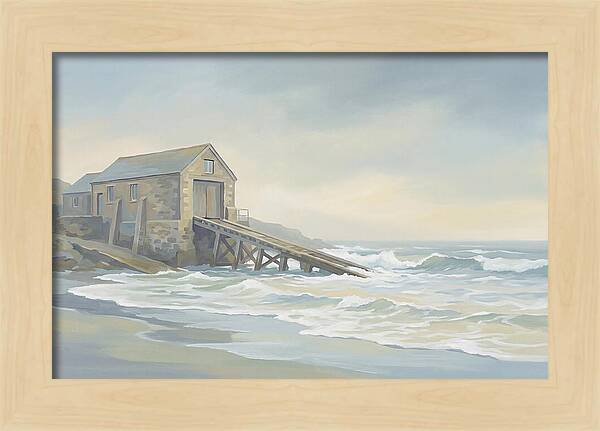 Old Lifeboat Station By The Sea