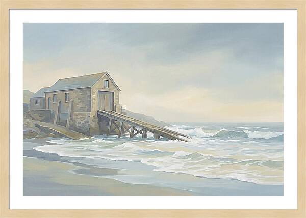 Old Lifeboat Station By The Sea