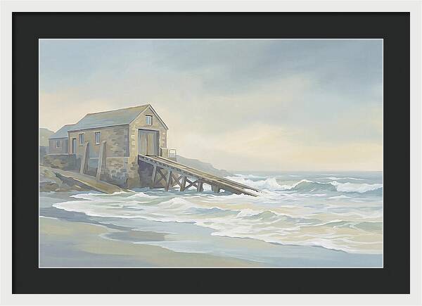 Old Lifeboat Station By The Sea