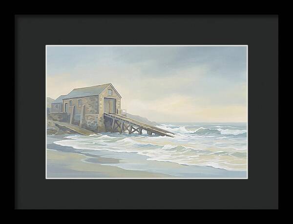 Old Lifeboat Station By The Sea