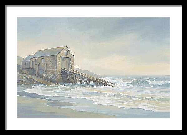 Old Lifeboat Station By The Sea