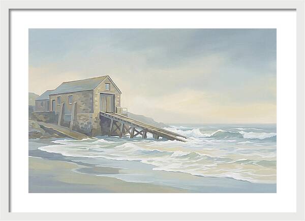 Old Lifeboat Station By The Sea