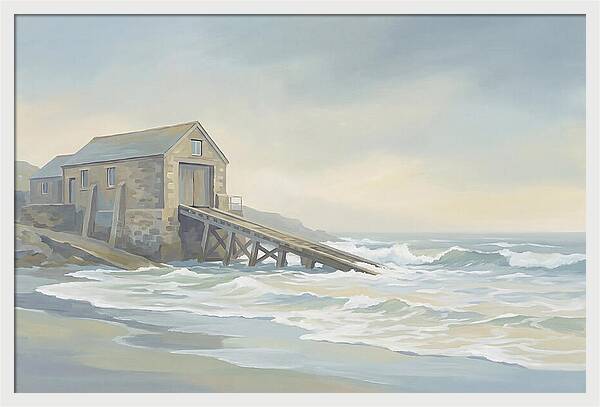 Old Lifeboat Station By The Sea