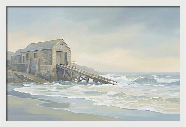Old Lifeboat Station By The Sea