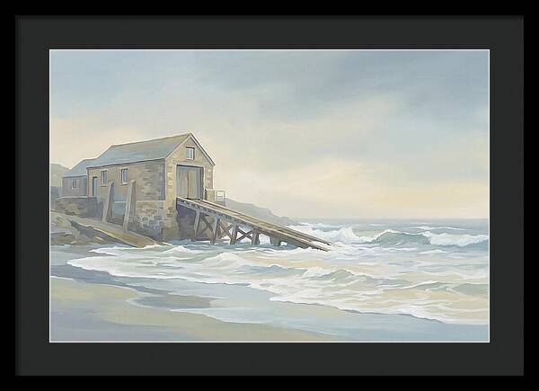 Old Lifeboat Station By The Sea