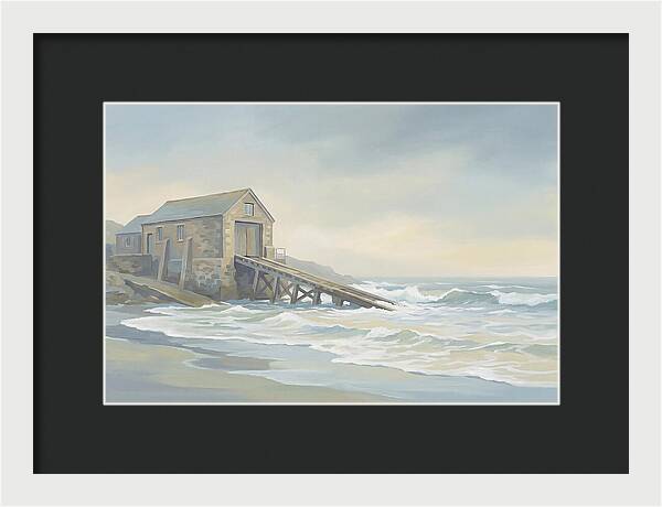 Old Lifeboat Station By The Sea