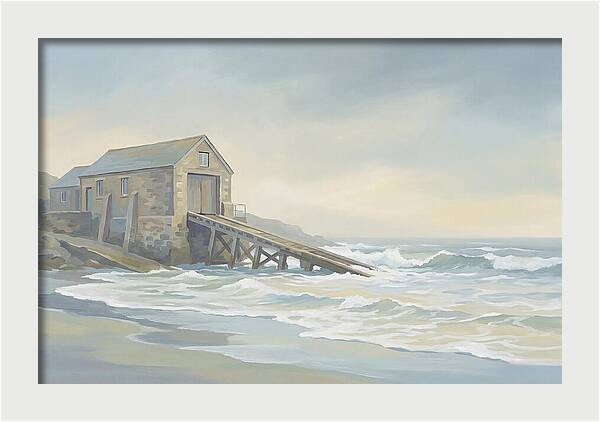 Old Lifeboat Station By The Sea