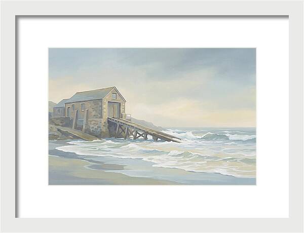 Old Lifeboat Station By The Sea