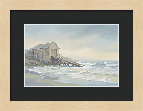 Old Lifeboat Station By The Sea