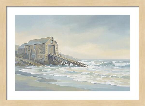 Old Lifeboat Station By The Sea