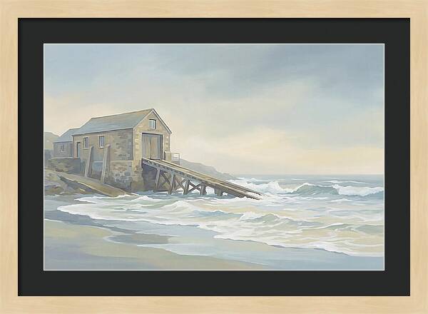 Old Lifeboat Station By The Sea